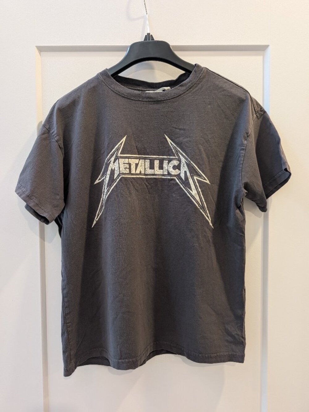 H&M Metallica Grey Band Tshirt Women's Size Small